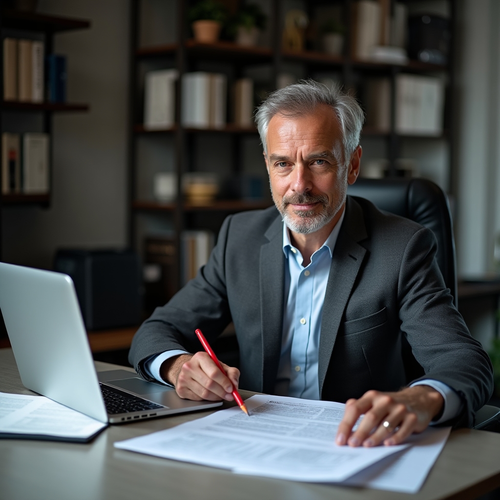 Profesionist care exersează competențe de scriere corporativă